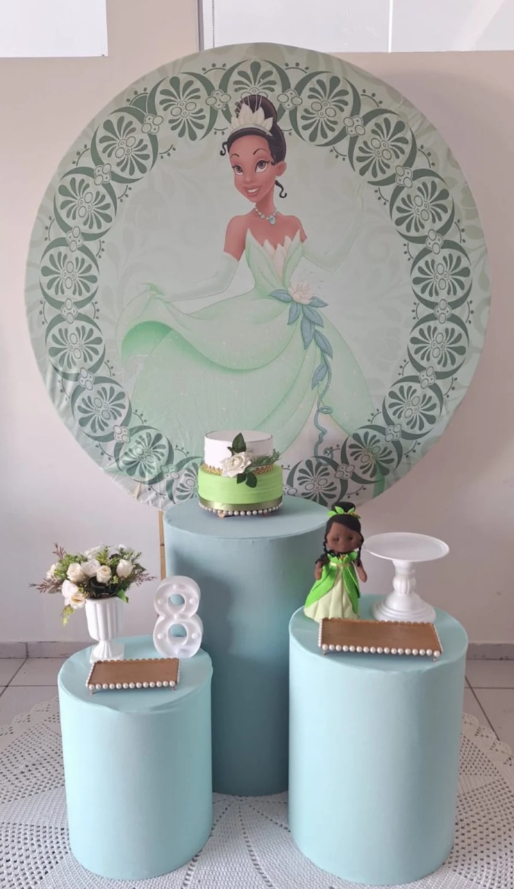 Kit 1/1Princesa Tiana  - SonikaDecoracaohttps://wa.me/message/Q2BS5PB4ZSIYH1