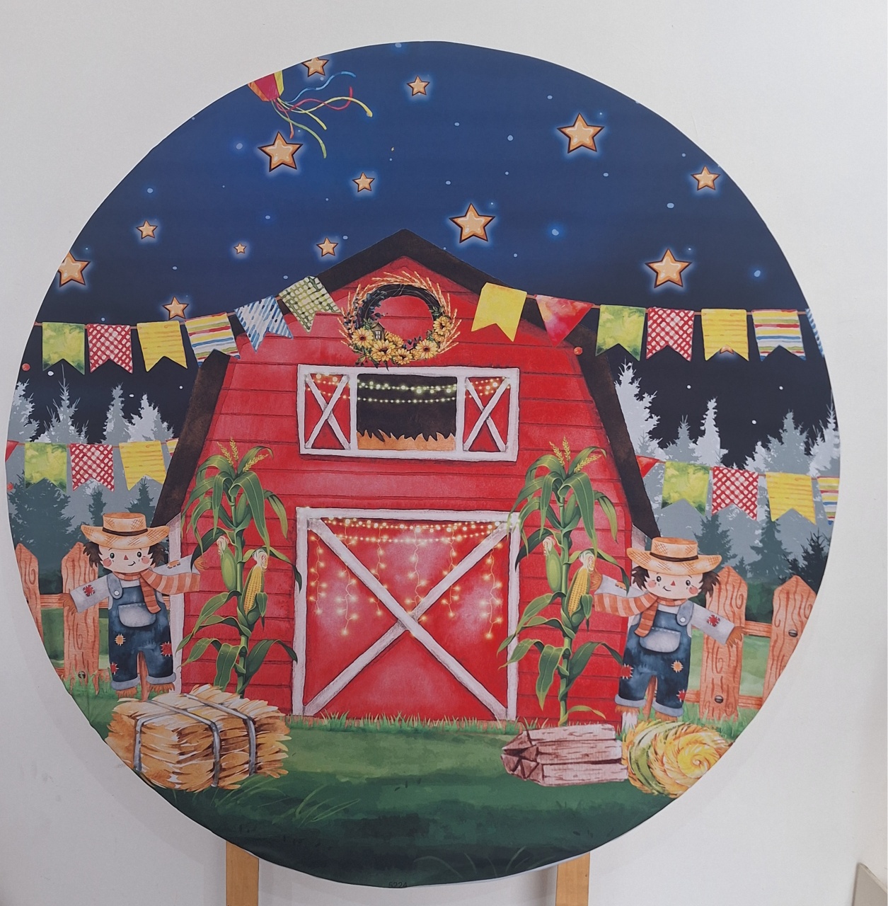 Painel Junina Azul  - SonikaDecoracaohttps://wa.me/message/Q2BS5PB4ZSIYH1