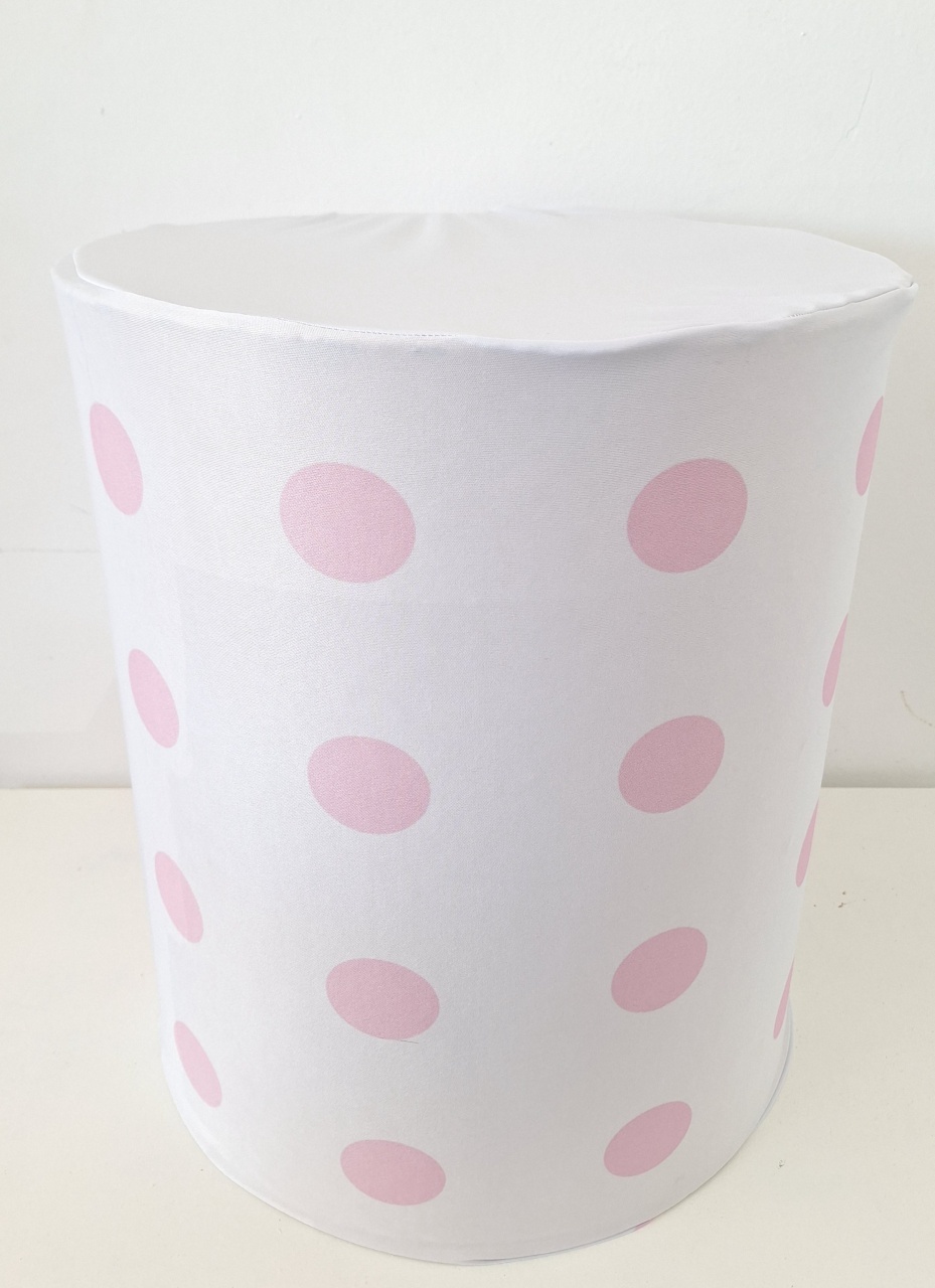 Capa Cilindro Poa Rosa - SonikaDecoracaohttps://wa.me/message/Q2BS5PB4ZSIYH1