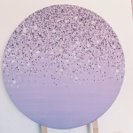 Painel  Glitter Lilas - imagem 2
