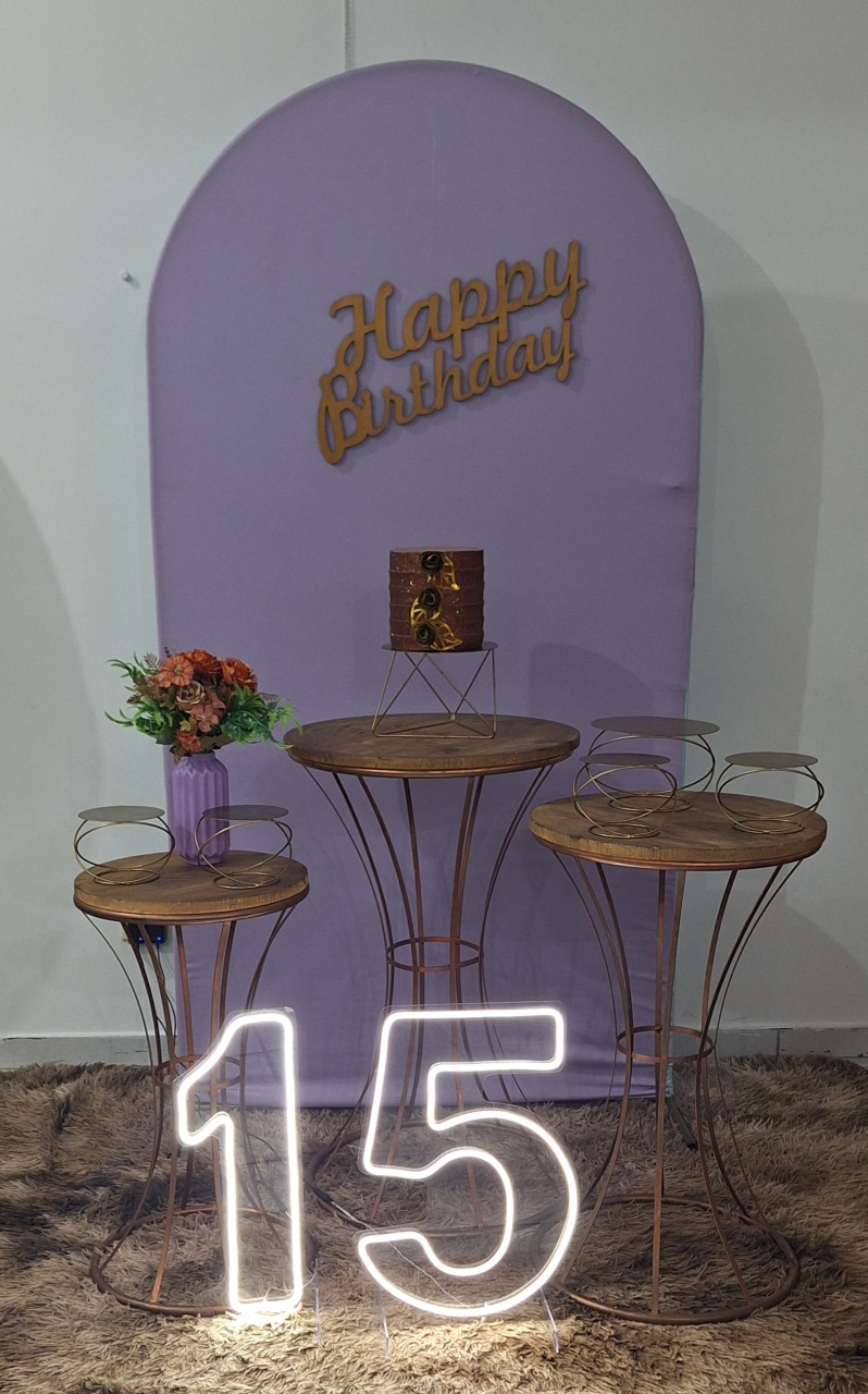 Kit 1 Lilas 15 Anos - SonikaDecoracaohttps://wa.me/message/Q2BS5PB4ZSIYH1