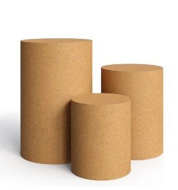  Trio de Cilindro Mdf  G/M/P - SonikaDecoracaohttps://wa.me/message/Q2BS5PB4ZSIYH1