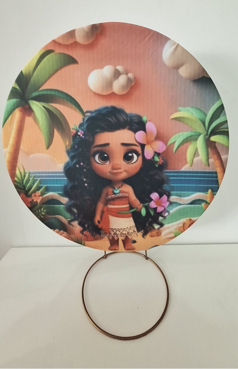 Mini Painel Moana Moça Cut - SonikaDecoracaohttps://wa.me/message/Q2BS5PB4ZSIYH1