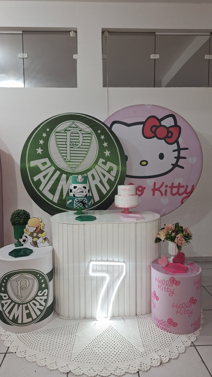 Decoracao Palmeira E Hellokit - SonikaDecoracaohttps://wa.me/message/Q2BS5PB4ZSIYH1