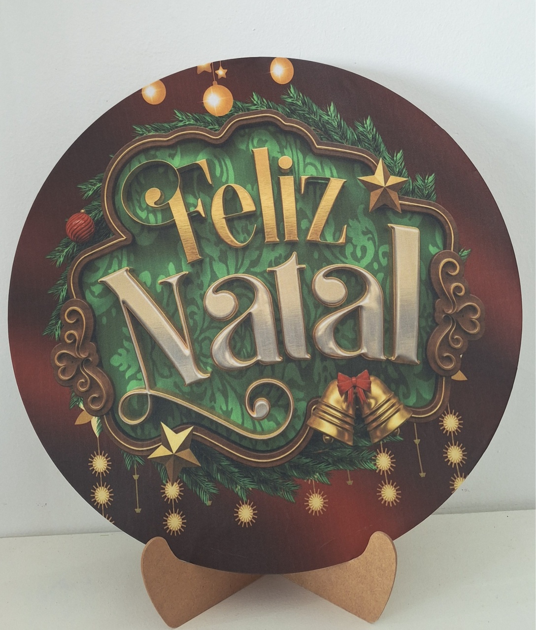 Mini Painel Feliz Natal Girlanda - SonikaDecoracaohttps://wa.me/message/Q2BS5PB4ZSIYH1
