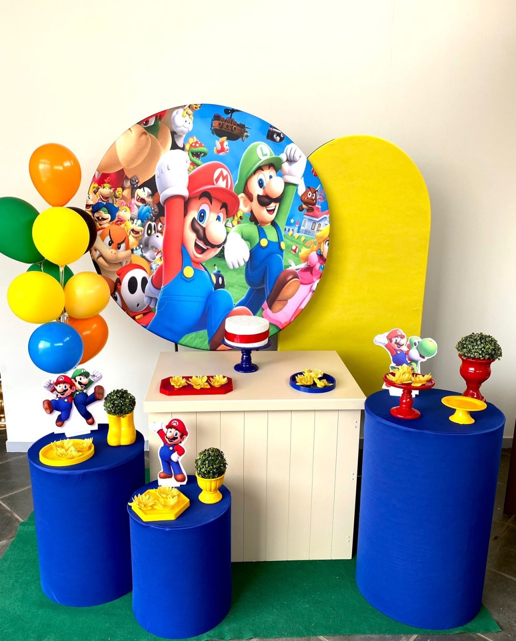 Kit Infantil Mini Party P Mário Bross - Loja Lepetit Locação