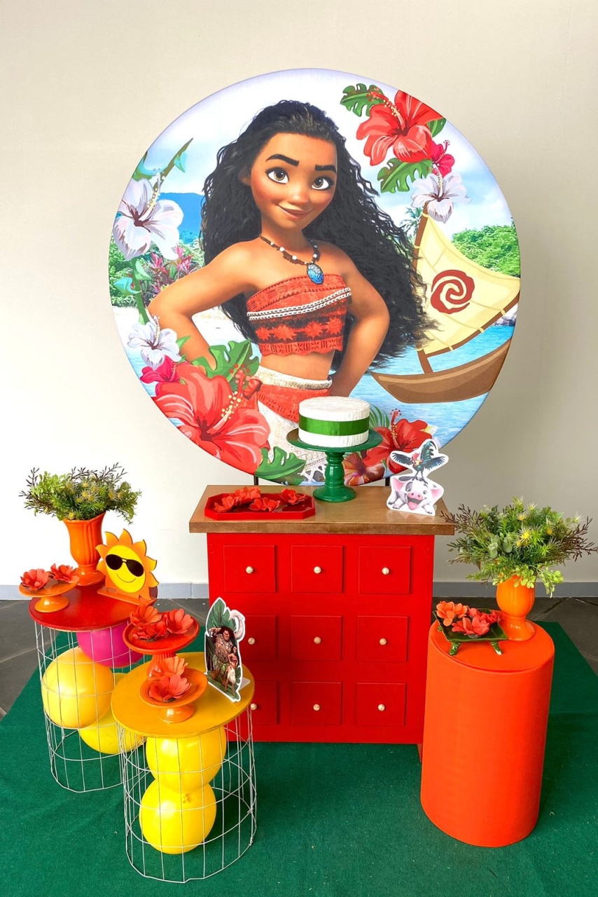 Kit Infantil Mini Party  Moana Adulta   - Loja Lepetit Locação