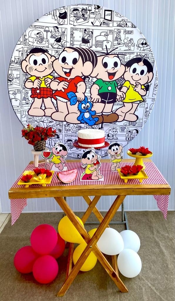 Kit Infantil Mini Cenário Turma da Mônica  - Loja Lepetit Locação