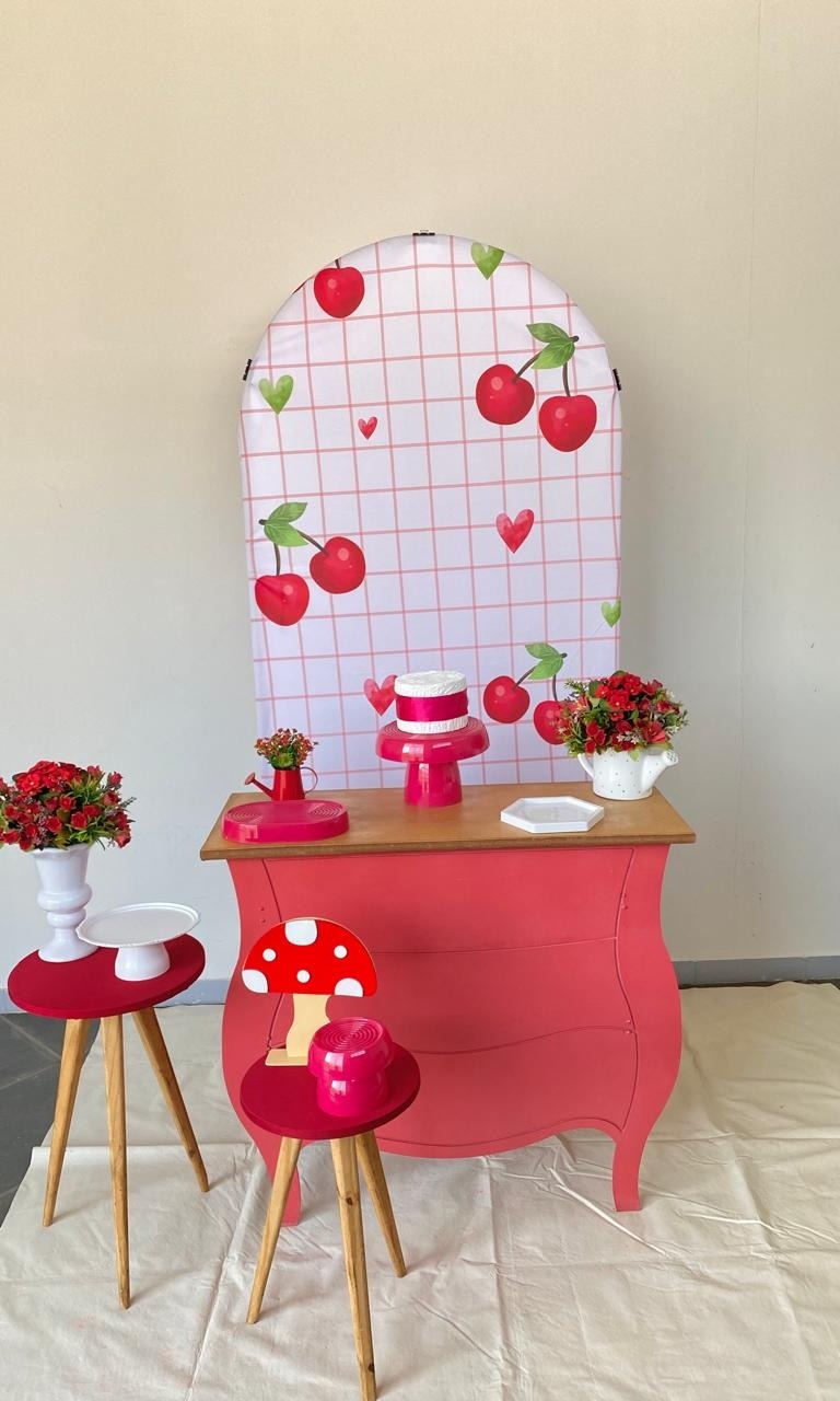 Kit Infantil Mini Cenário Cerejinha - Loja Lepetit Locação
