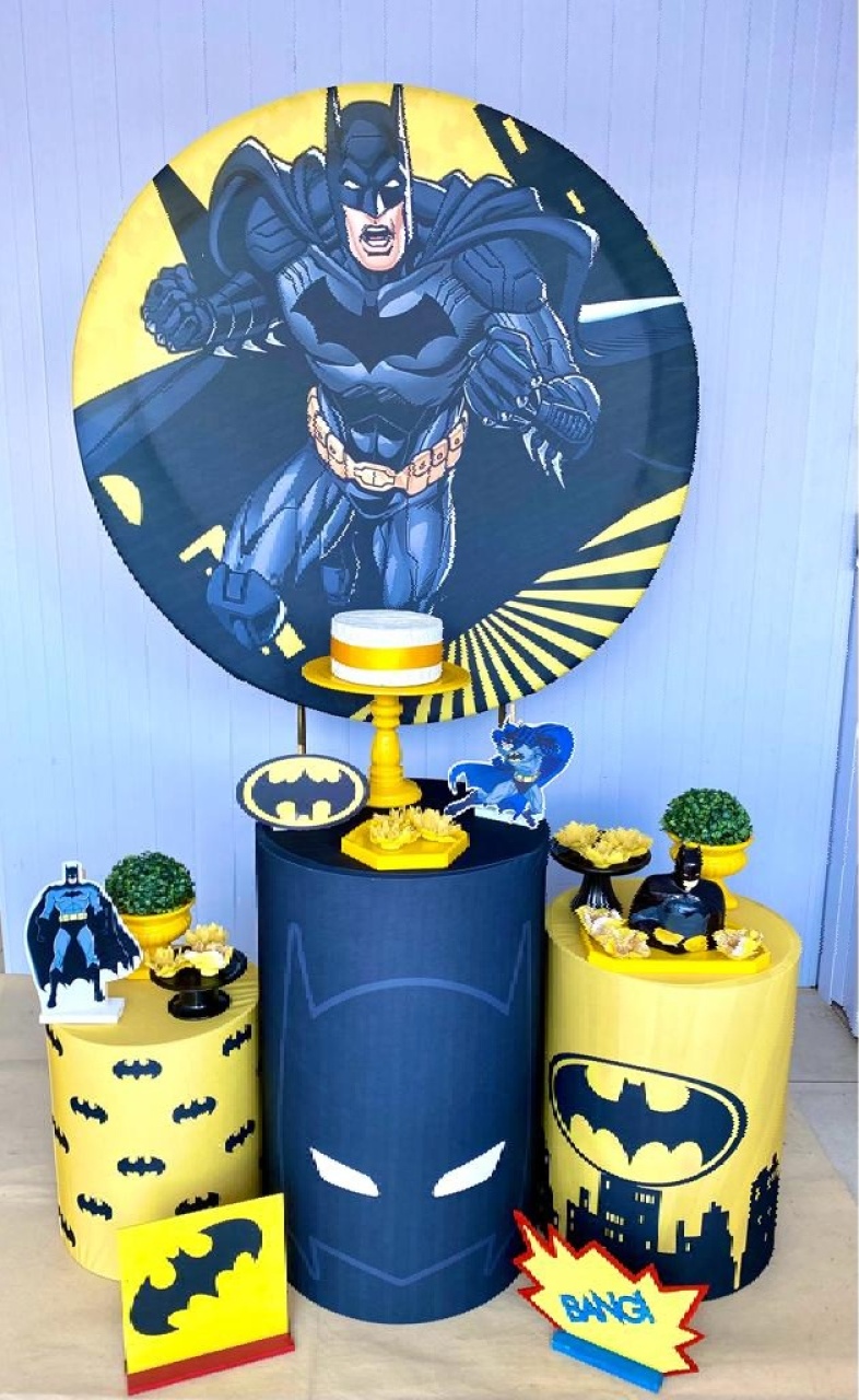 Kit Infantil Mini Cenário Batmam - Loja Lepetit Locação