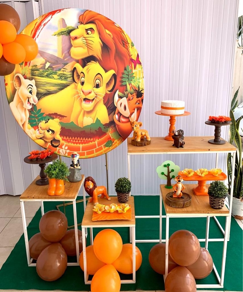 Kit Infantil Mini Party Rei Leão  - Loja Lepetit Locação