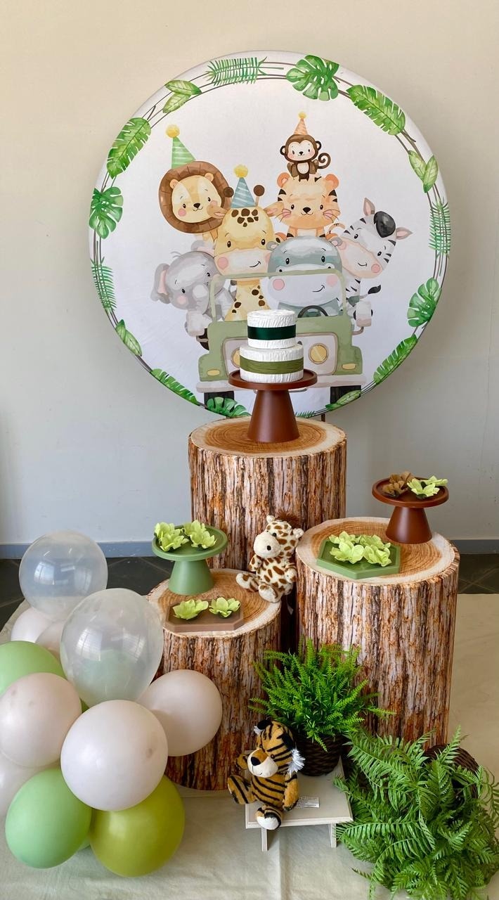 Kit Infantil Celebrar  Safari I - Loja Lepetit Locação
