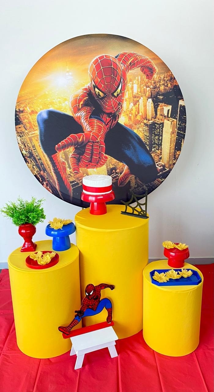 Kit Infantil Mini Cenário Homem Aranha  - Loja Lepetit Locação
