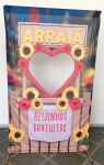 Tecido Para Painel Interativo Arraiá  - imagem 1