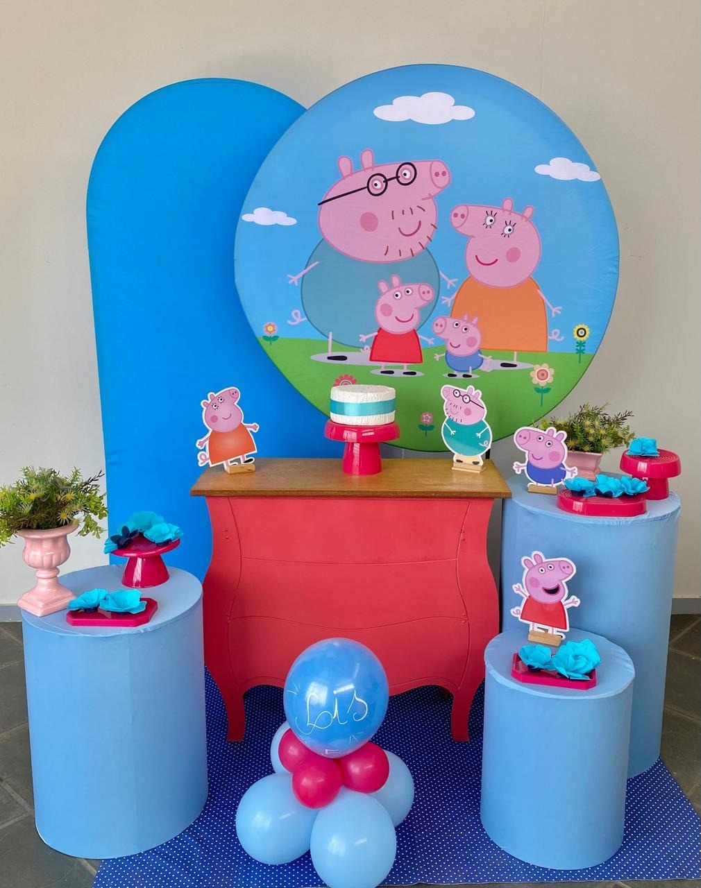 Kit Infantil Mini Party P Peppa  - Loja Lepetit Locação