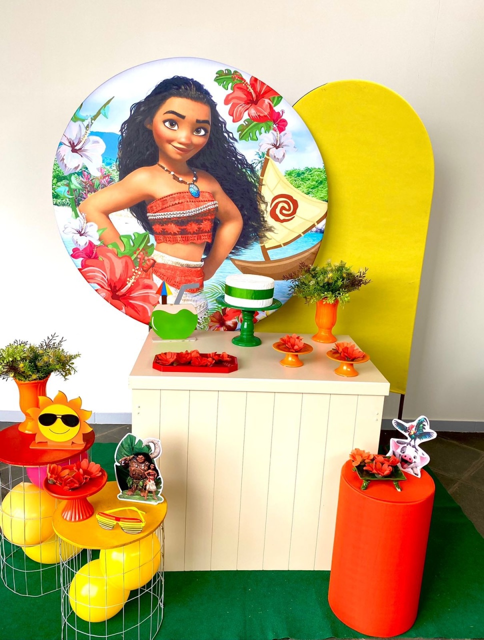 Kit Infantil Mini Party P  Moana Adulta   - Loja Lepetit Locação