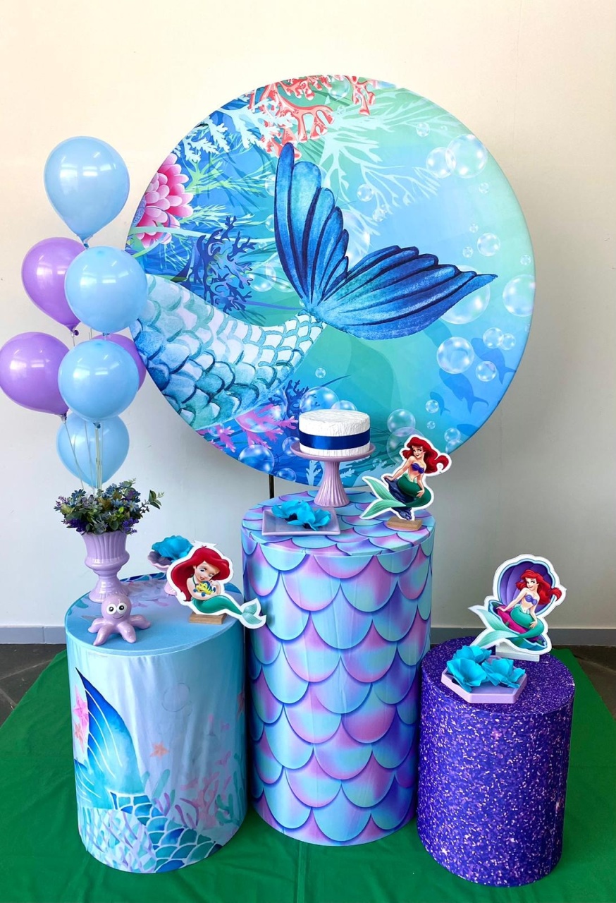 Kit Infantil Mini Cenário Sereia - Loja Lepetit Locação