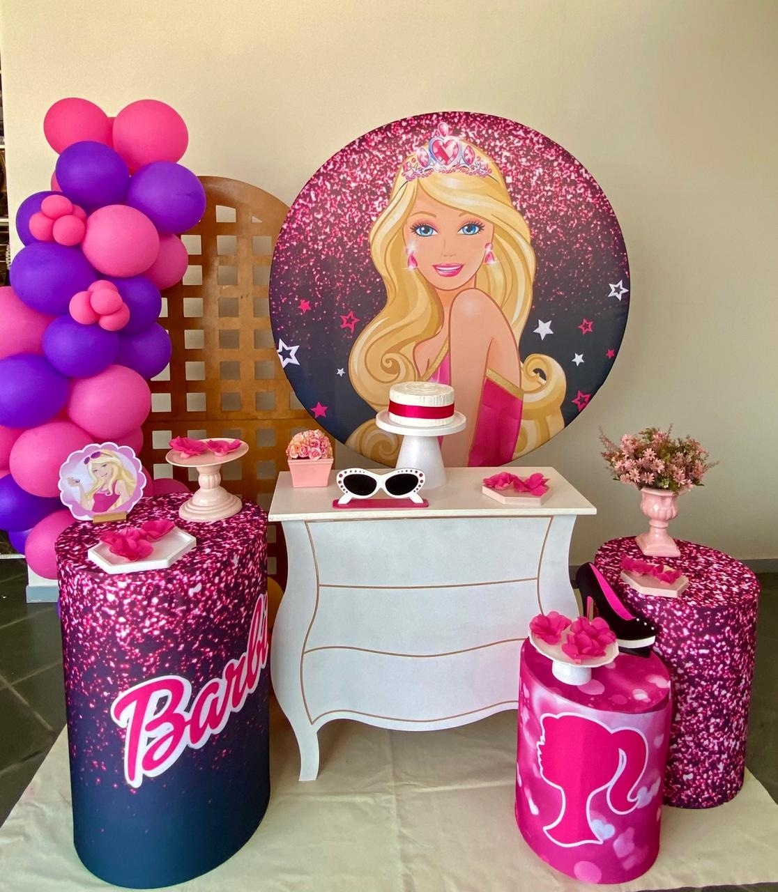 Kit Infantil Mini Party P Barbie - Loja Lepetit Locação