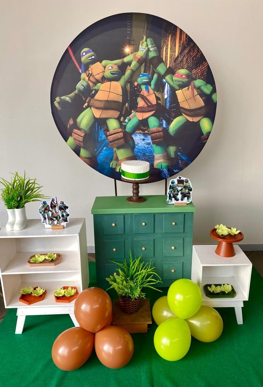Kit Infantil Mini Cenário Tartaruga Ninja - Loja Lepetit Locação