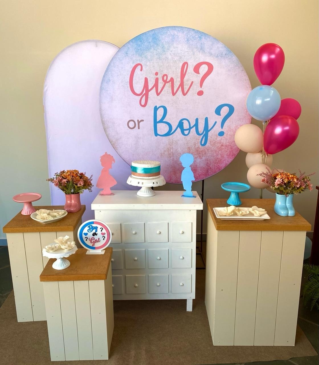 Kit Mini Party P Chá de Bebe Ursin - Loja Lepetit Locação