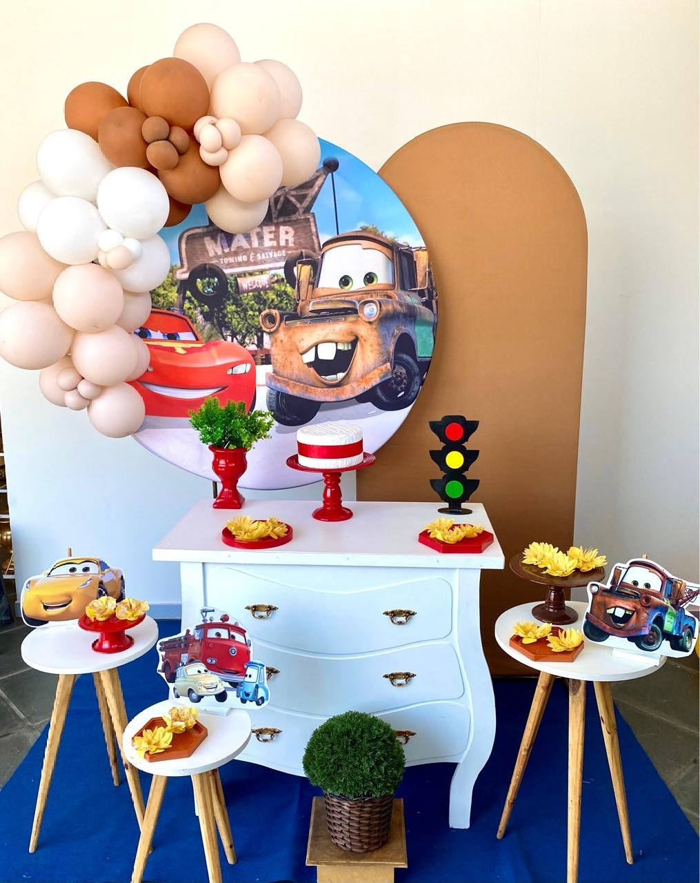 Kit Infantil Mini Party P  Carros   - Loja Lepetit Locação