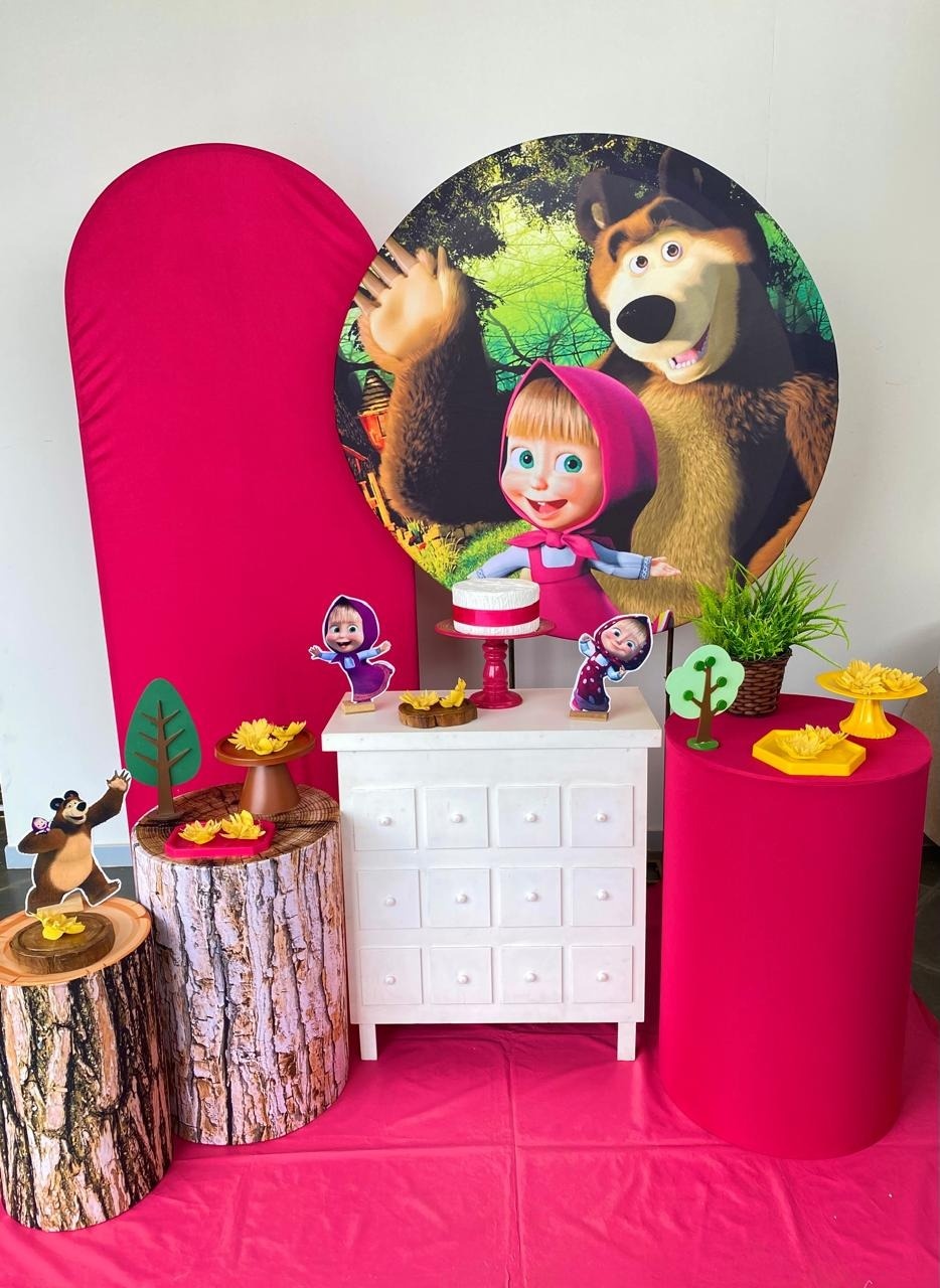 Kit Infantil Mini Party P Marcha E Urso - Loja Lepetit Locação