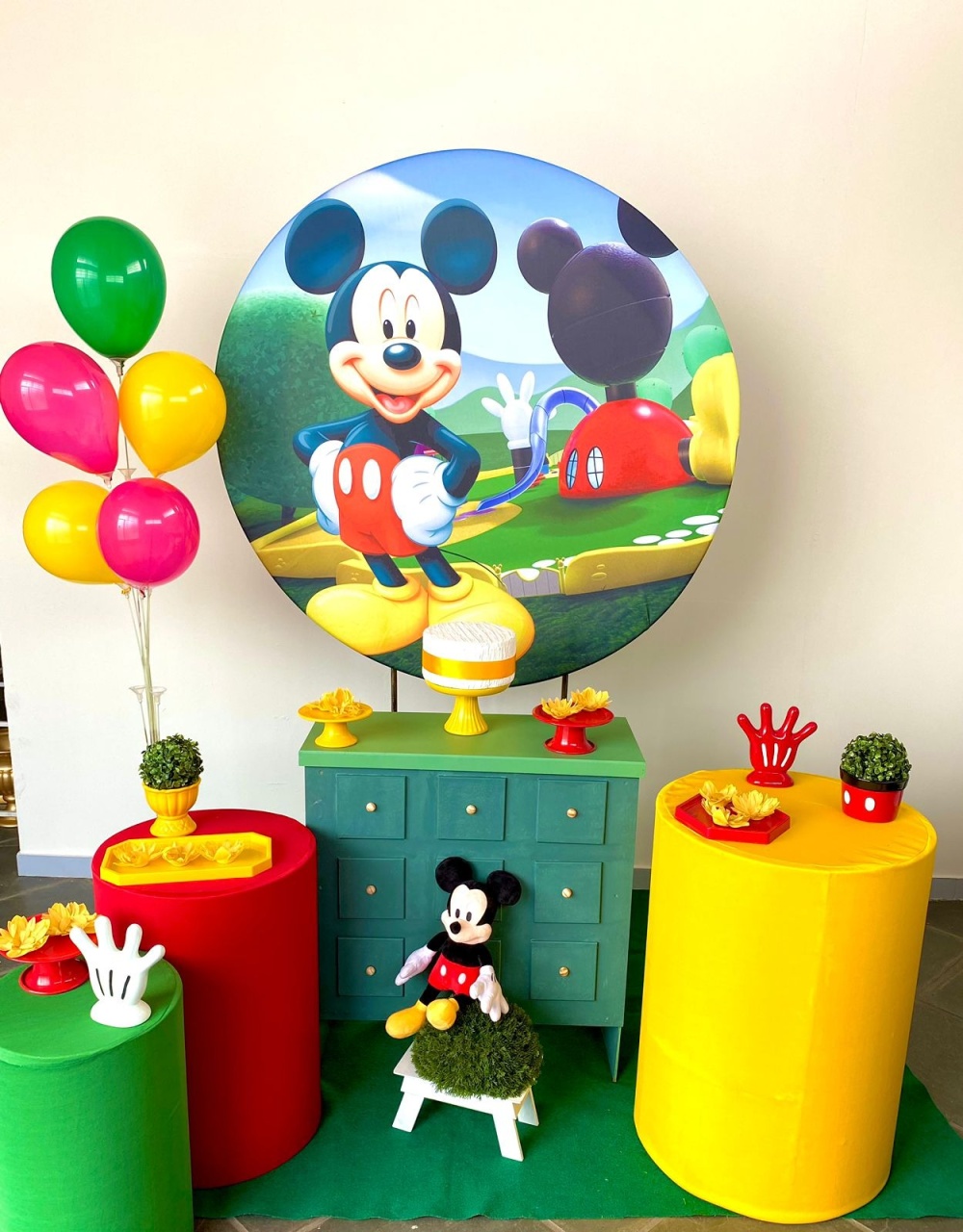 Kit Infantil Mini Party Mickey  - Loja Lepetit Locação