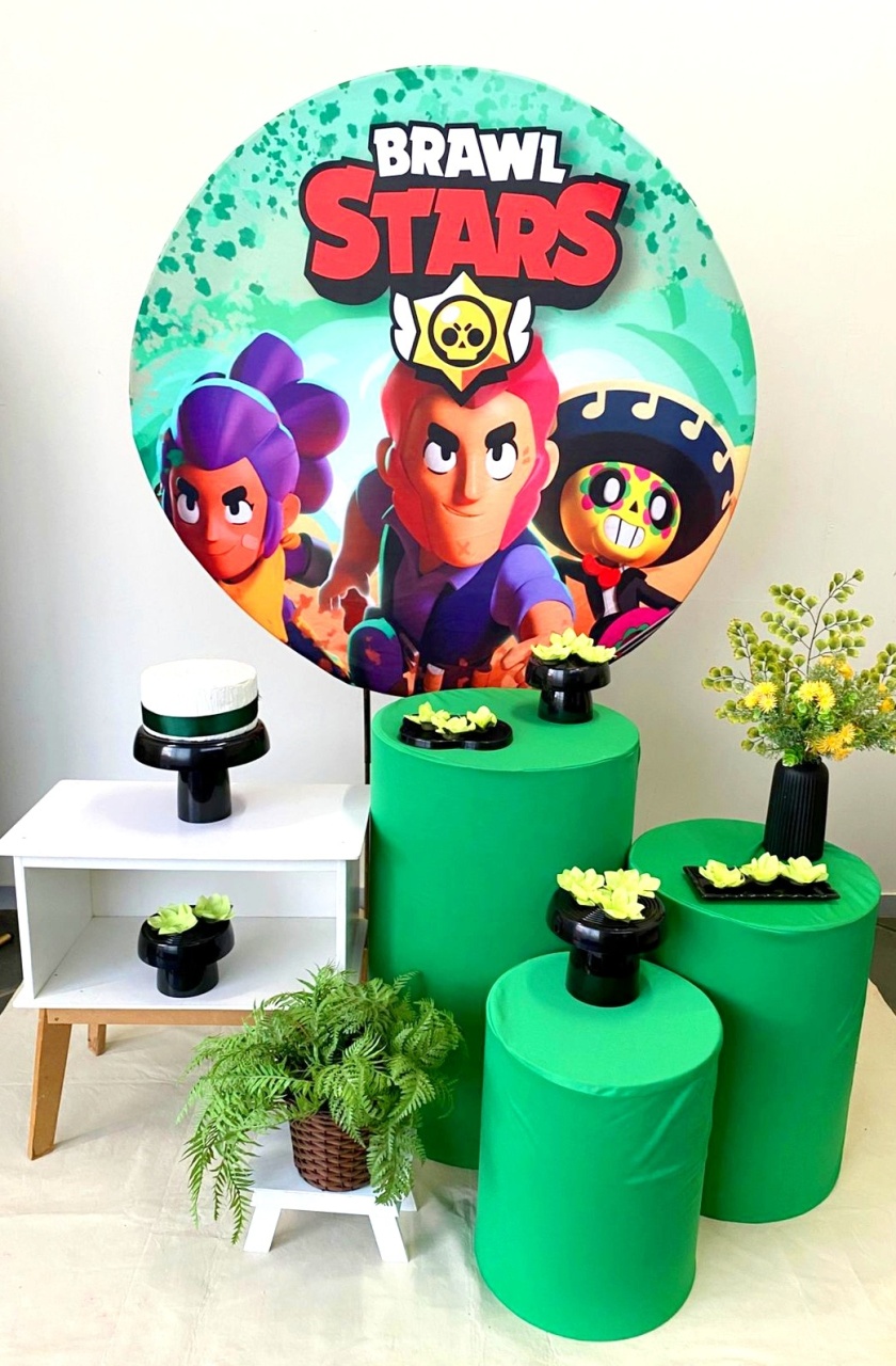 Kit Infantil Mini Party P Brawl Stars   - Loja Lepetit Locação