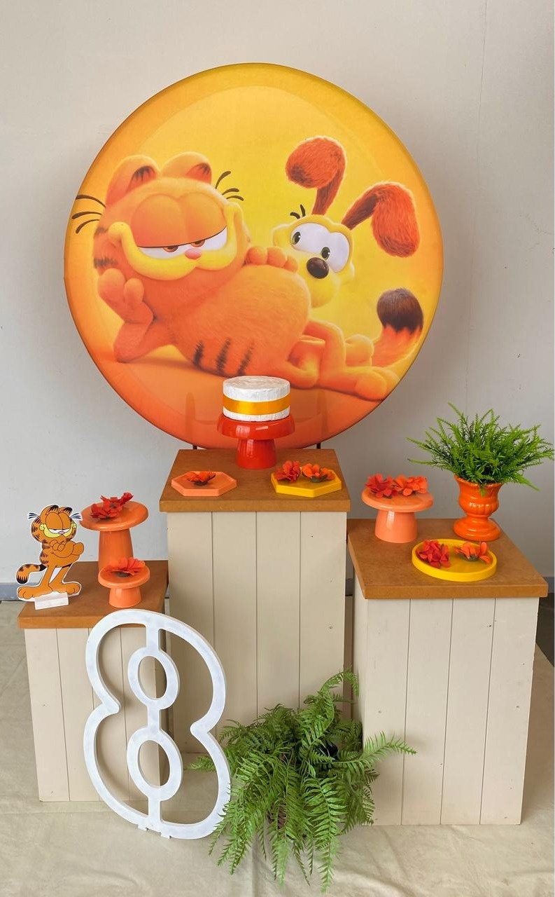 Kit Infantil Mini Cenário Garfield - Loja Lepetit Locação