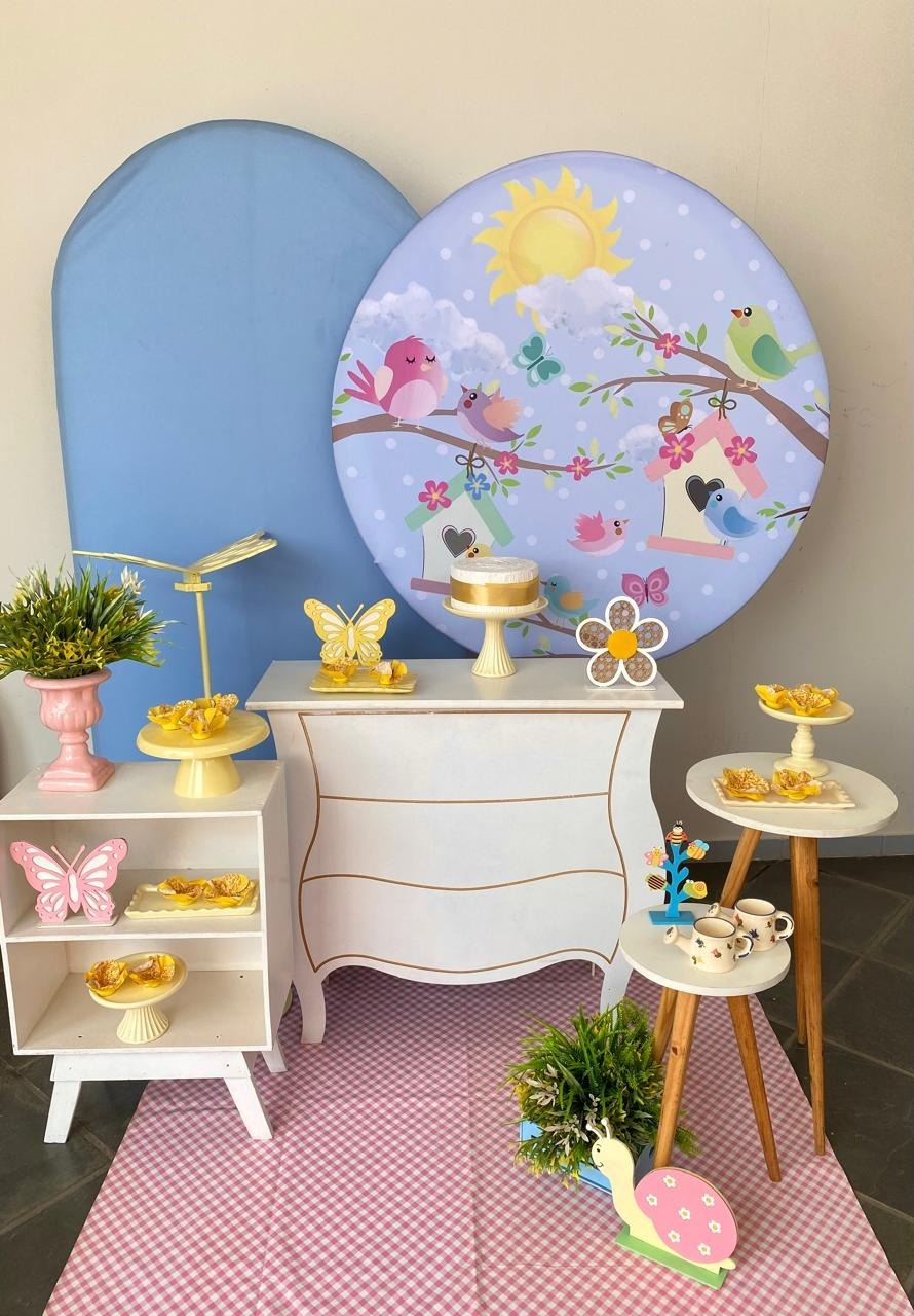 Kit Infantil Mini Party P Jardim I  Mobília Mesas  - Loja Lepetit Locação