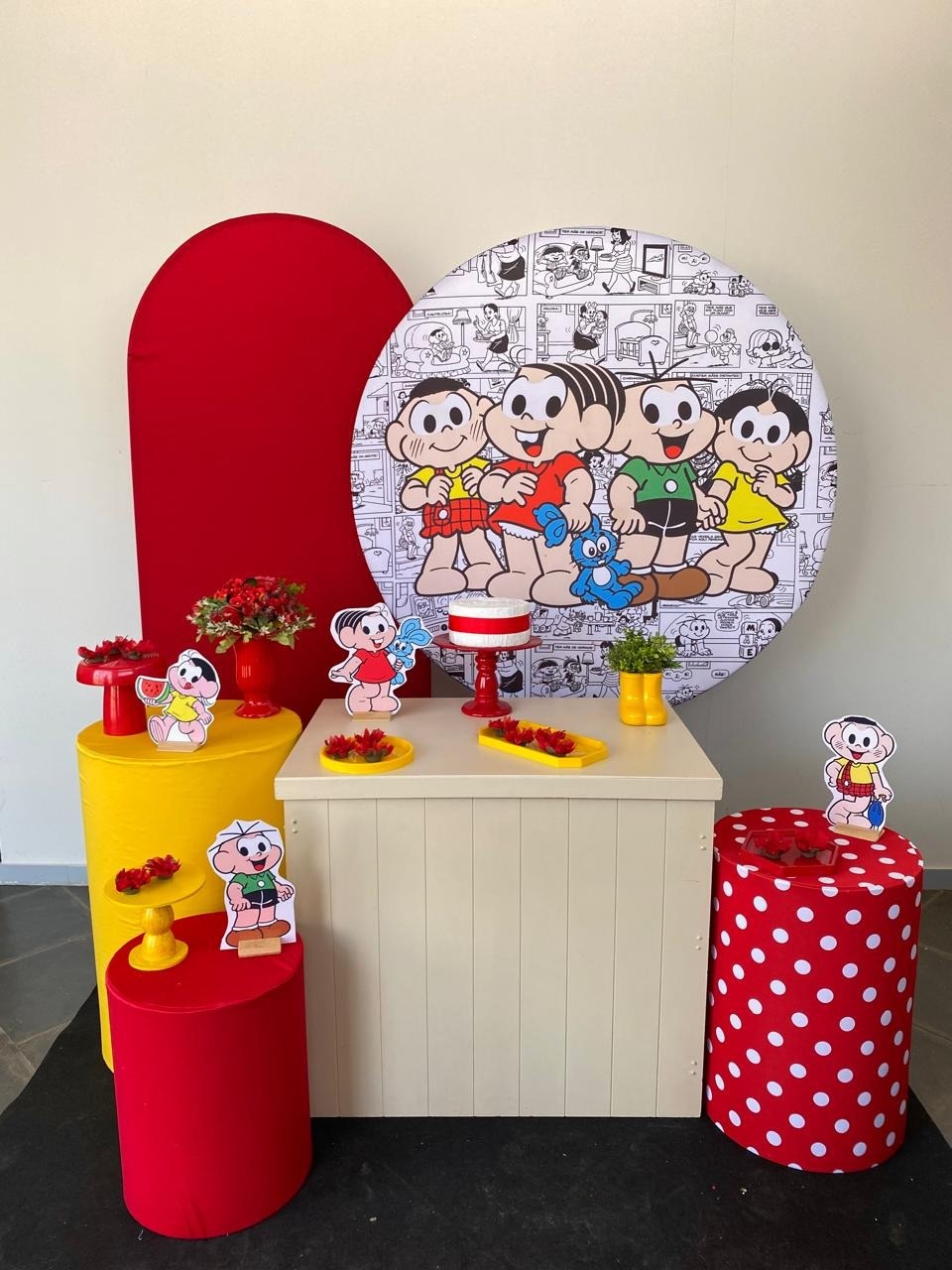 Kit Infantil Party Turma da Mônica   - Loja Lepetit Locação