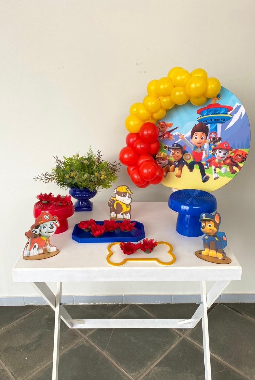 Kit Infantil Festa Na Mesa Patrulha Canina  - Loja Lepetit Locação