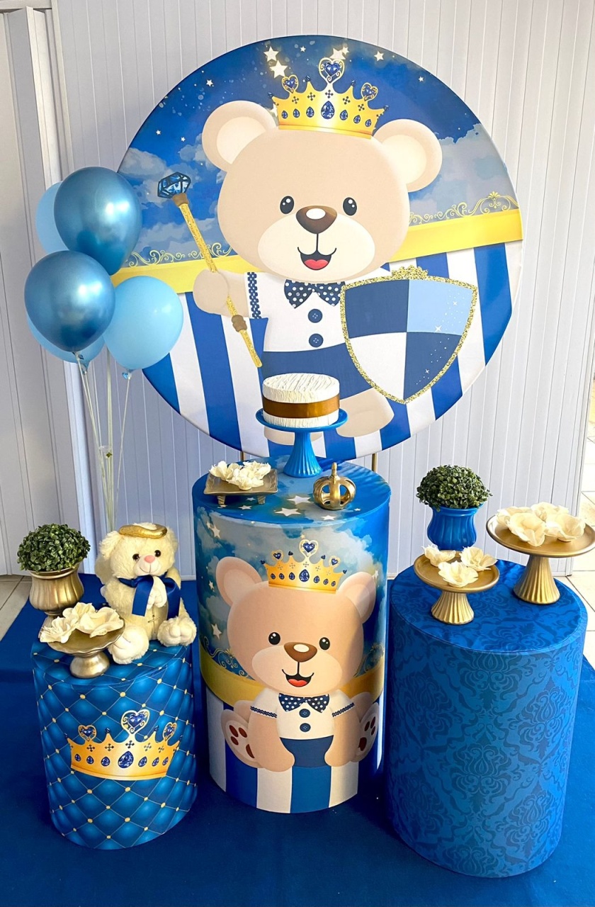 Kit Mini Cenário Ursinho Realeza  - Loja Lepetit Locação