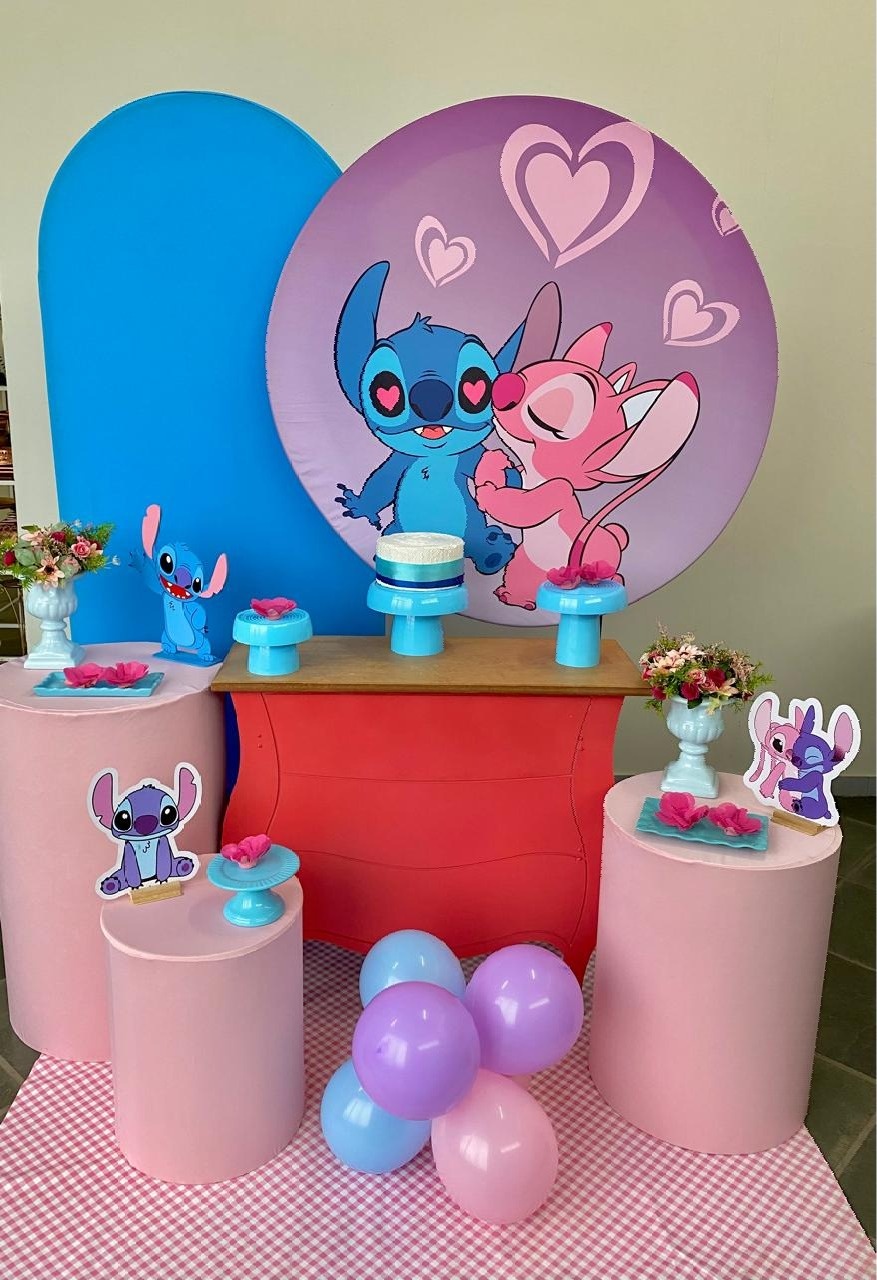 Kit Infantil Mini Party P Stich E Lilo - Loja Lepetit Locação