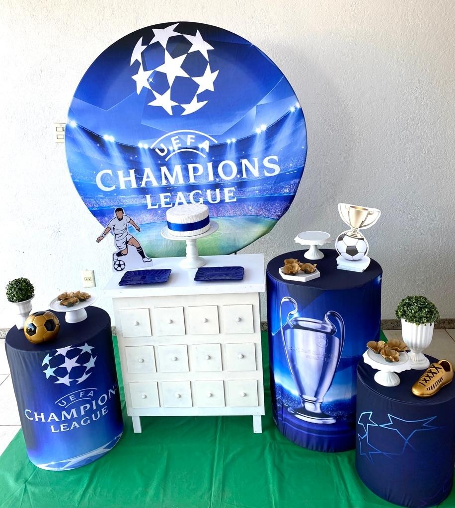 Kit Infantil  Mini Party Champions League  - Loja Lepetit Locação