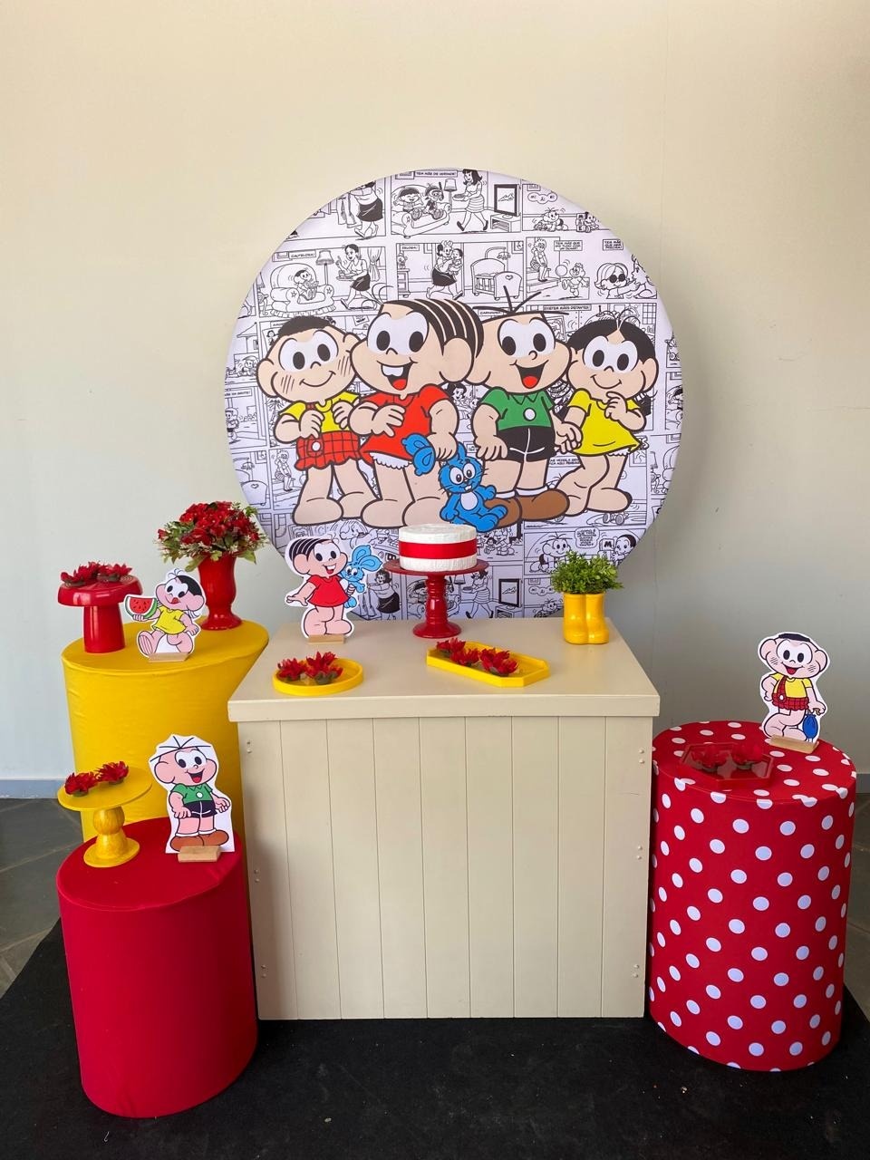 Kit Infantil Mini Party  Turma da Mônica  - Loja Lepetit Locação