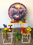 Kit Infantil Mini Cenário Dino Adulto - imagem 1