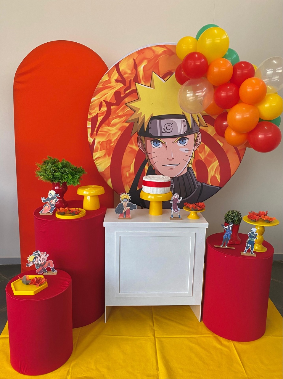 Kit Infantil Mini Party P Naruto   - Loja Lepetit Locação