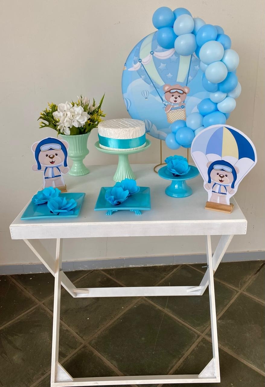 Kit Festa Na Mesa Ursinho Baloeiro - Loja Lepetit Locação