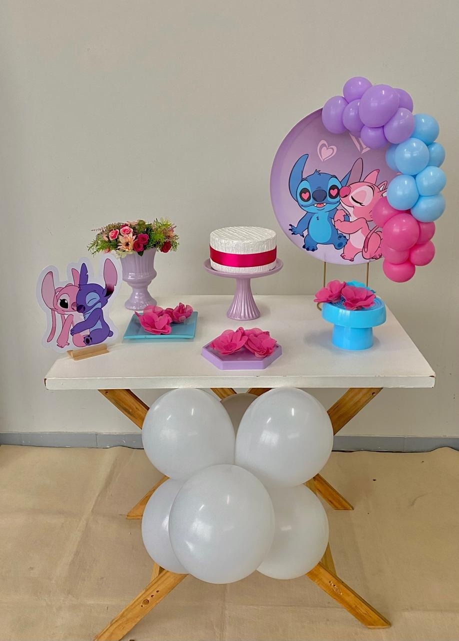 Kit Festa Na Mesa Stich - Loja Lepetit Locação