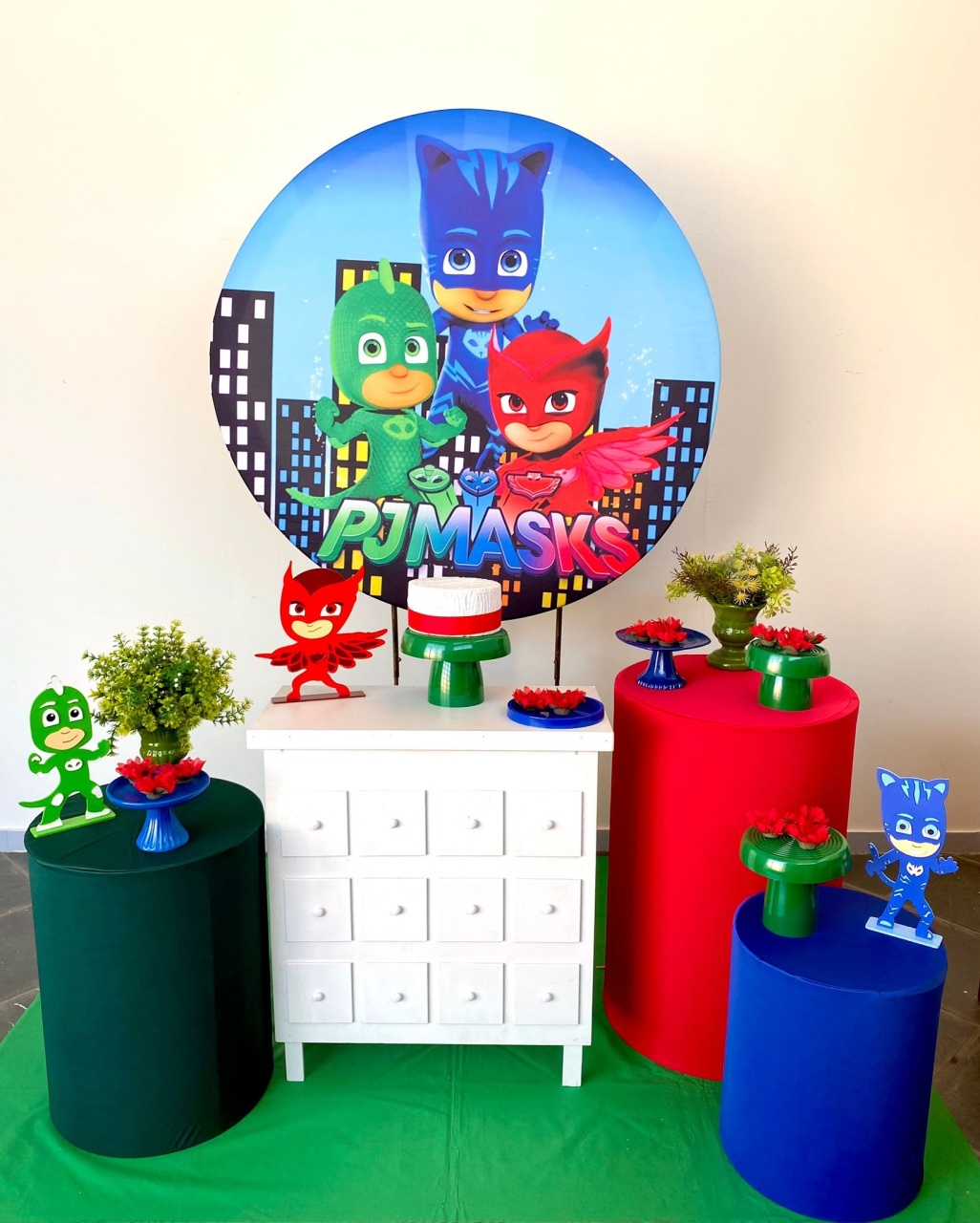 Kit Infantil Mini Party Pj Masks - Loja Lepetit Locação