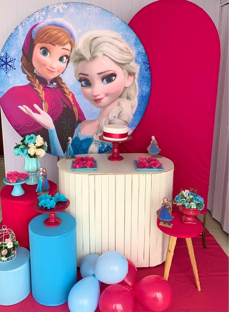 Kit Infantil Mini Cenário Frozen - Loja Lepetit Locação