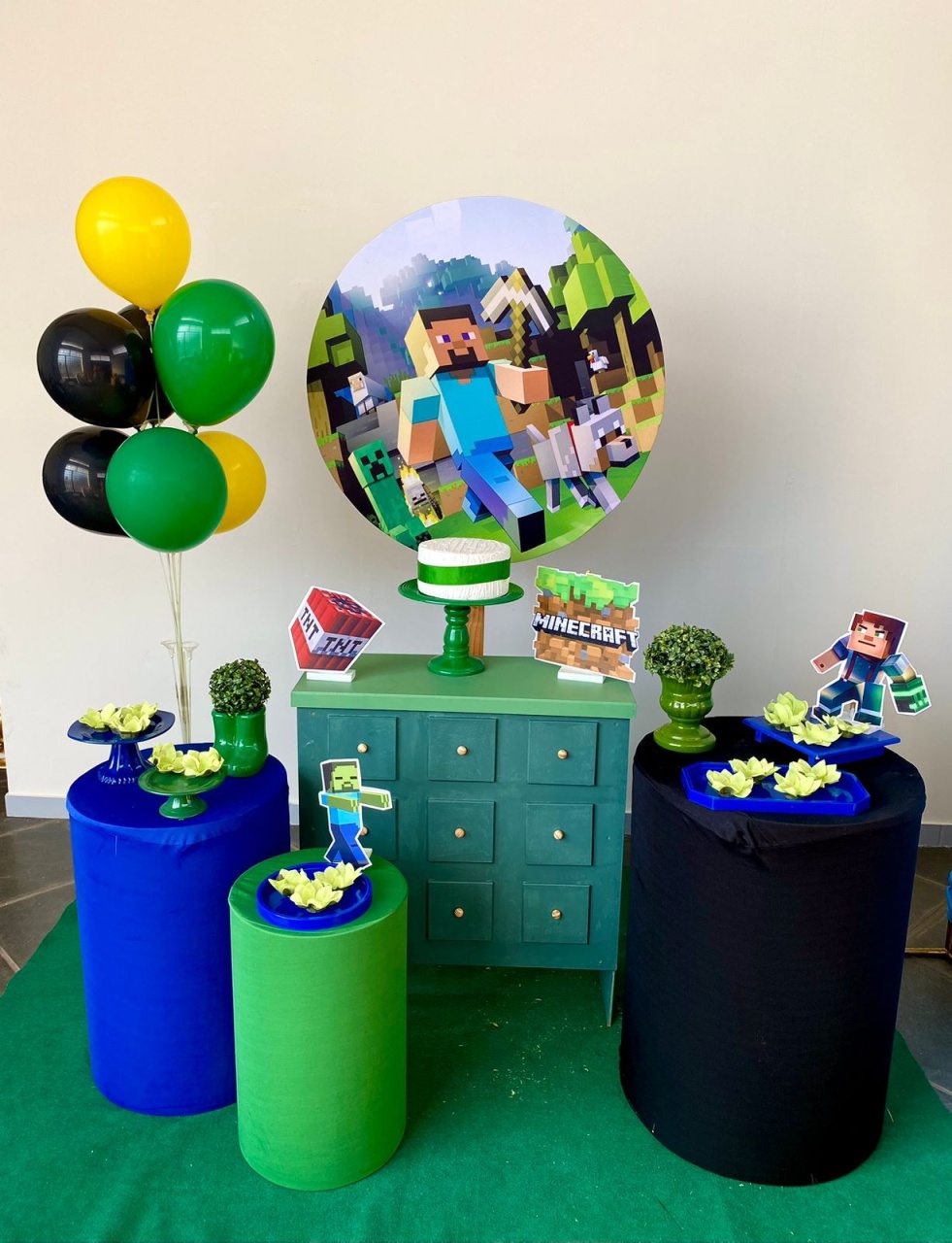 Kit Infantil Mini Party Minecraft  - Loja Lepetit Locação