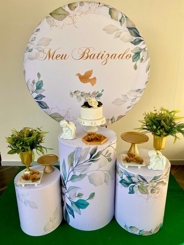 Kit Batizado Mini Cenário Meu Batizado  - Loja Lepetit Locação