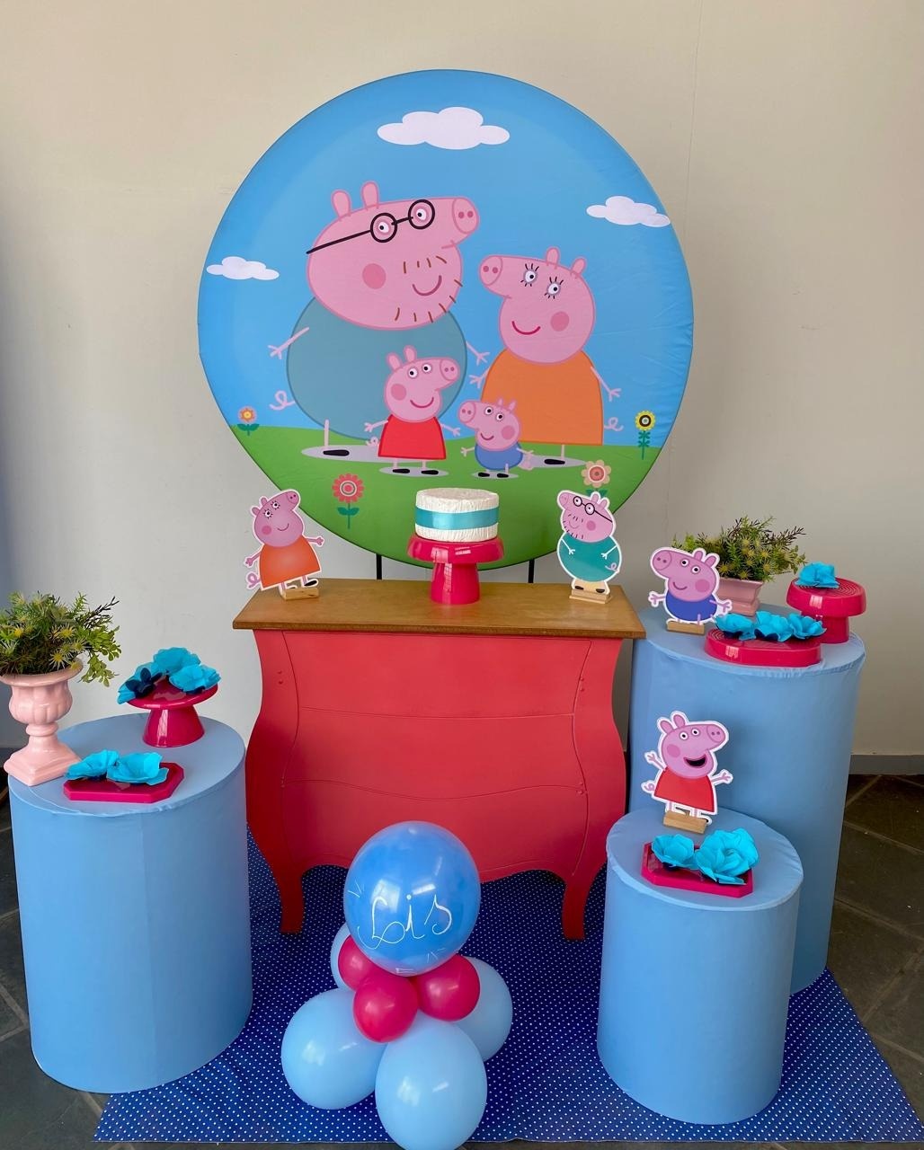 Kit Infantil Mini Party Peppa  - Loja Lepetit Locação