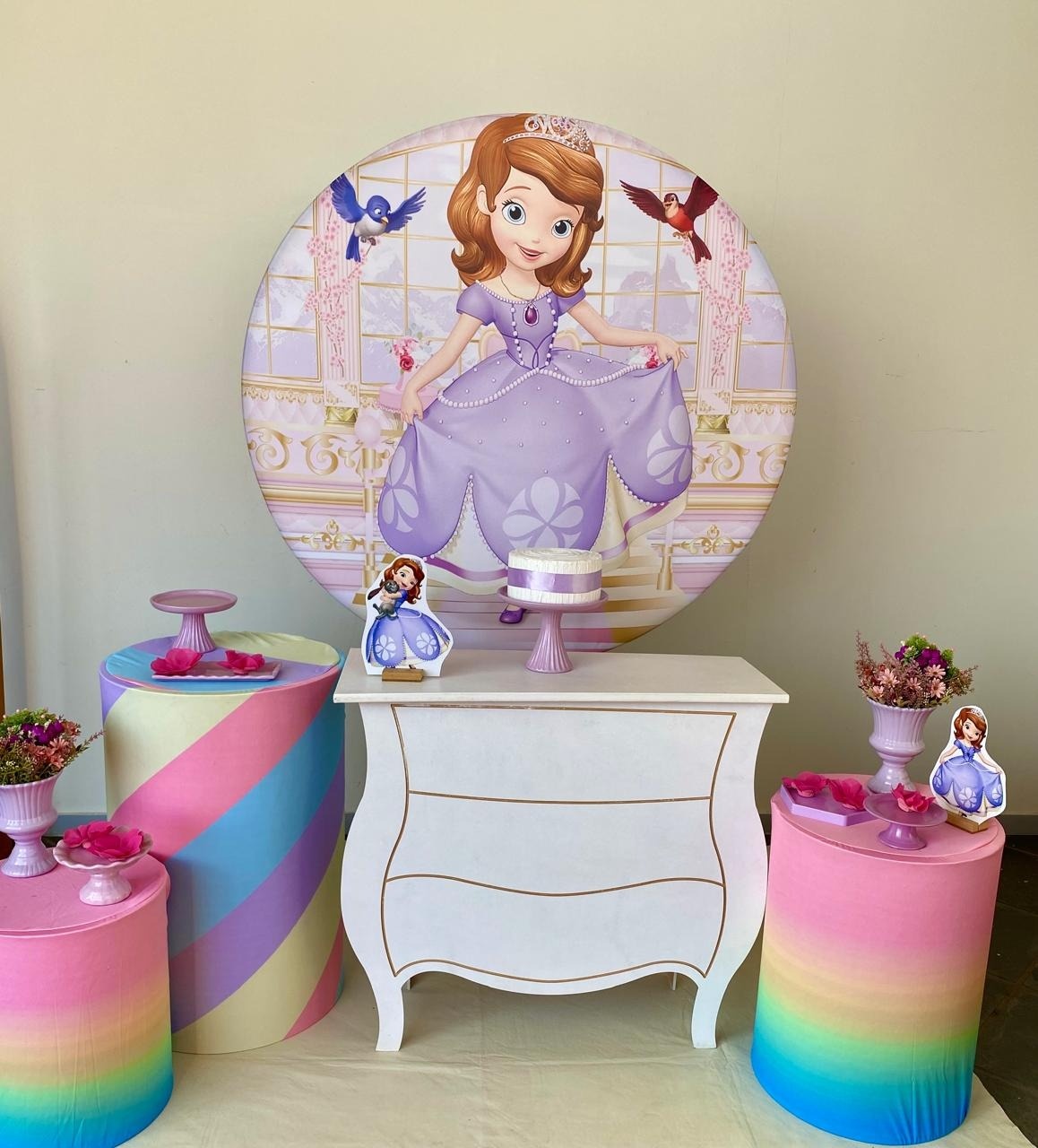 Kit Infantil Mini Party Princesa Sofia  - Loja Lepetit Locação