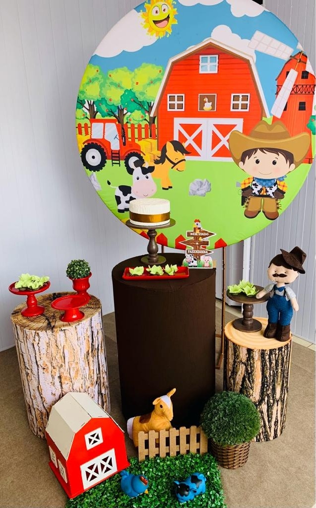 Kit Infantil Mini Cenário Fazendinha Ll - Loja Lepetit Locação