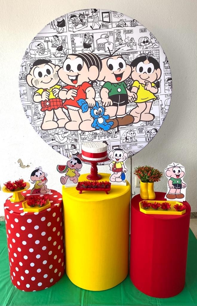 Kit Infantil Mini Cenário Turma da Mônica - Loja Lepetit Locação