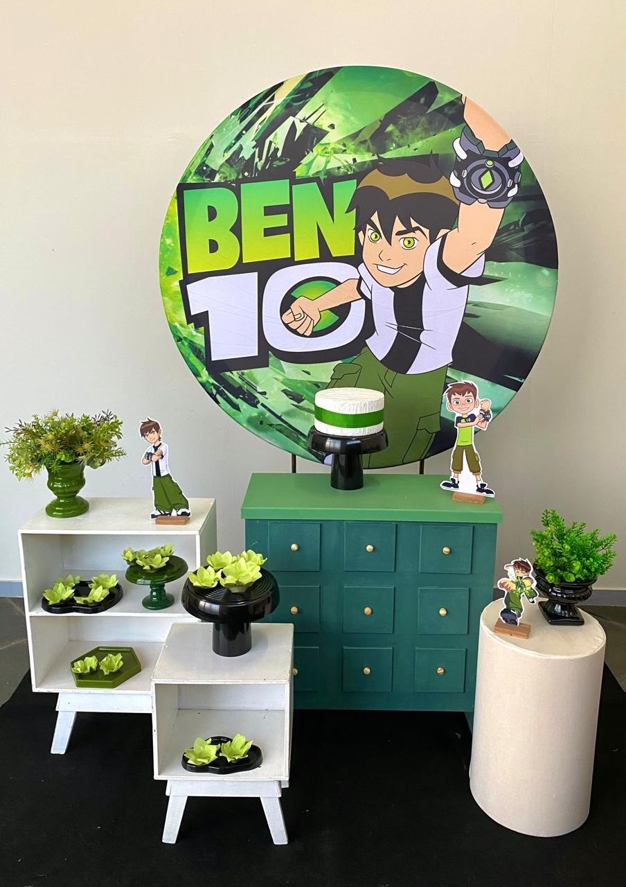 Kit Infantil Mini Party Ben 10 - Loja Lepetit Locação