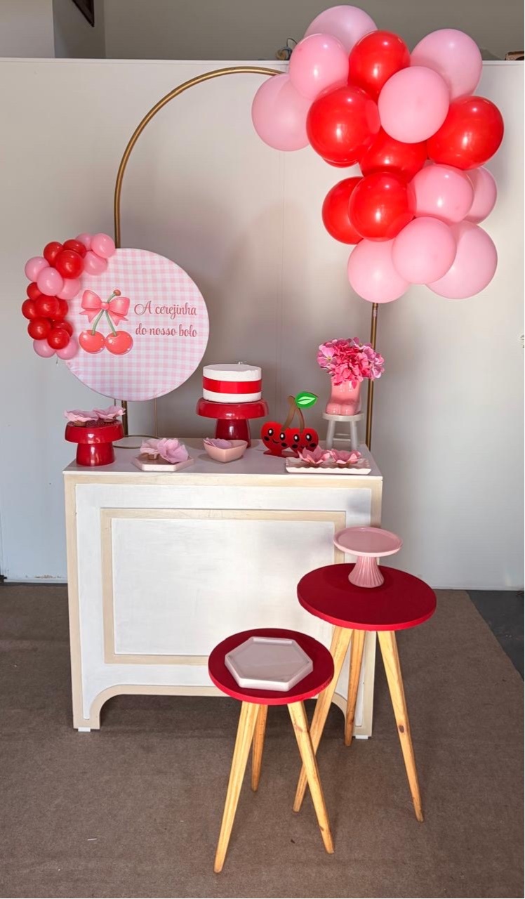 Kit Infantil Festa Na Mesa Cerejinha - Loja Lepetit Locação